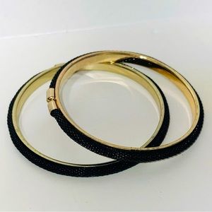 Black and Gold Bangles